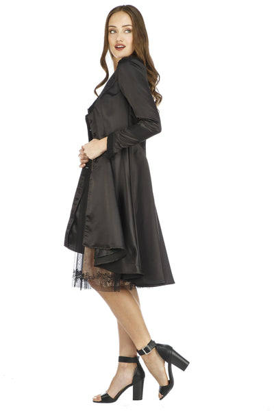 Nataya Adele Vintage Style Jacket in Black