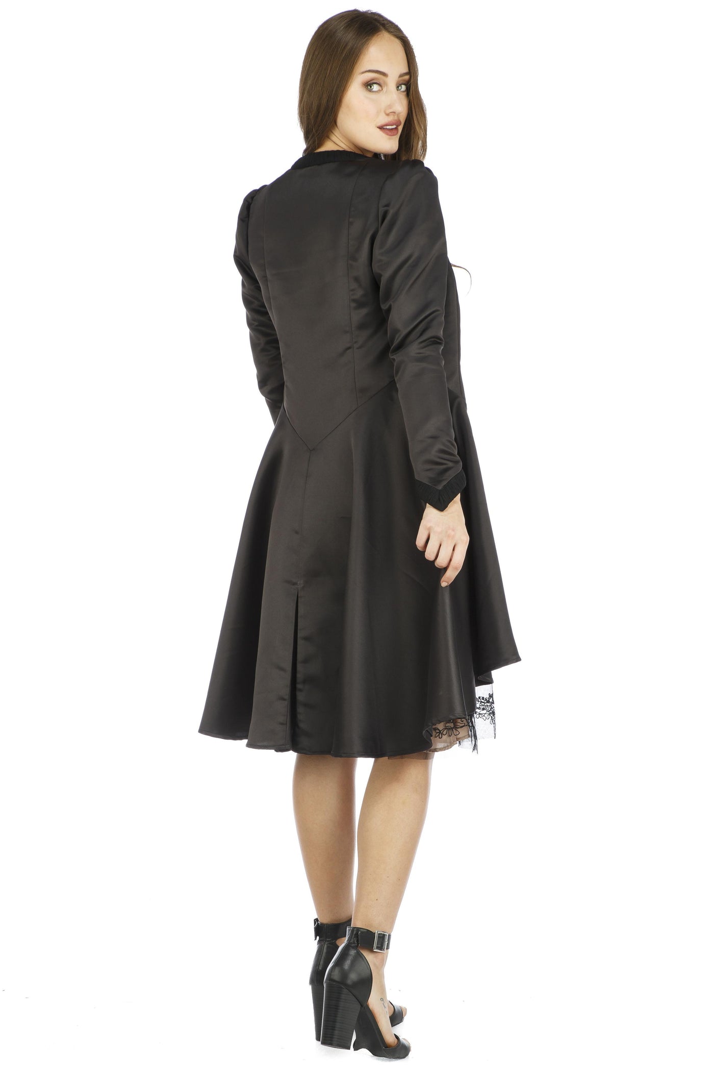 Nataya Adele Vintage Style Jacket in Black