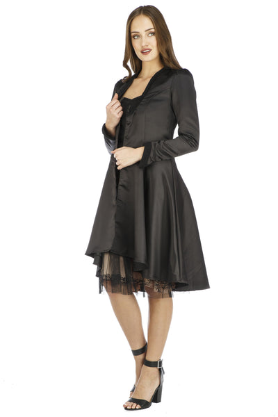 Nataya Adele Vintage Style Jacket in Black