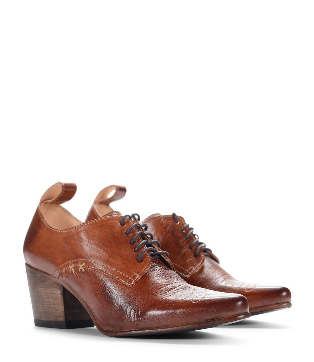 Braunstone Heels in Cognac