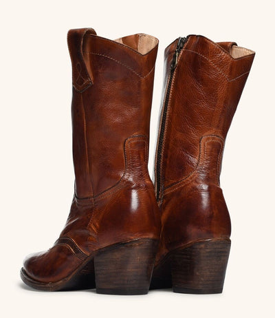 Basanti Boots in Cognac