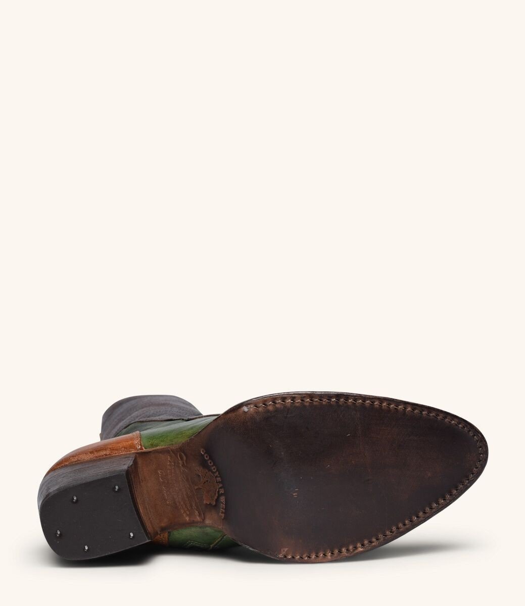 Baisley Vintage Inspired Boots in Cognac Teak