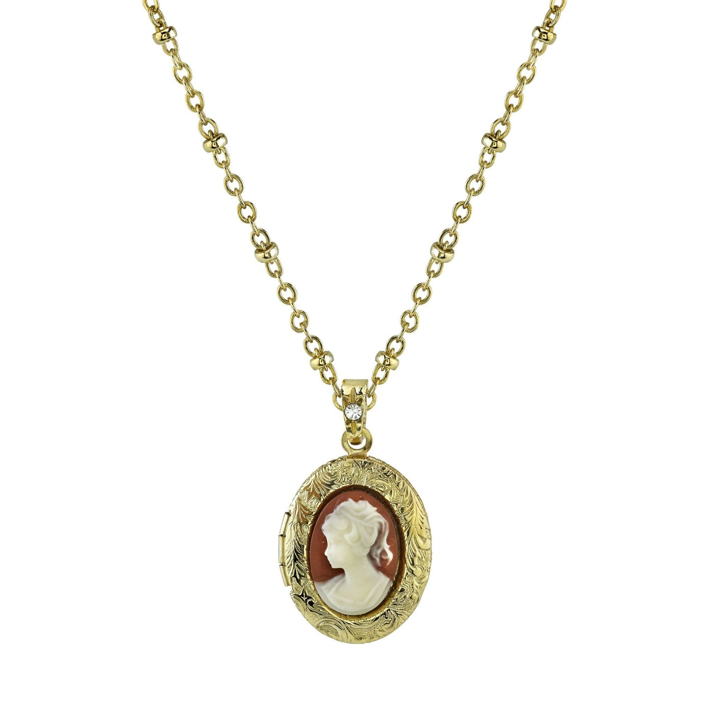 DOWNTON ABBEY IVORY CAMEO NECKLACE