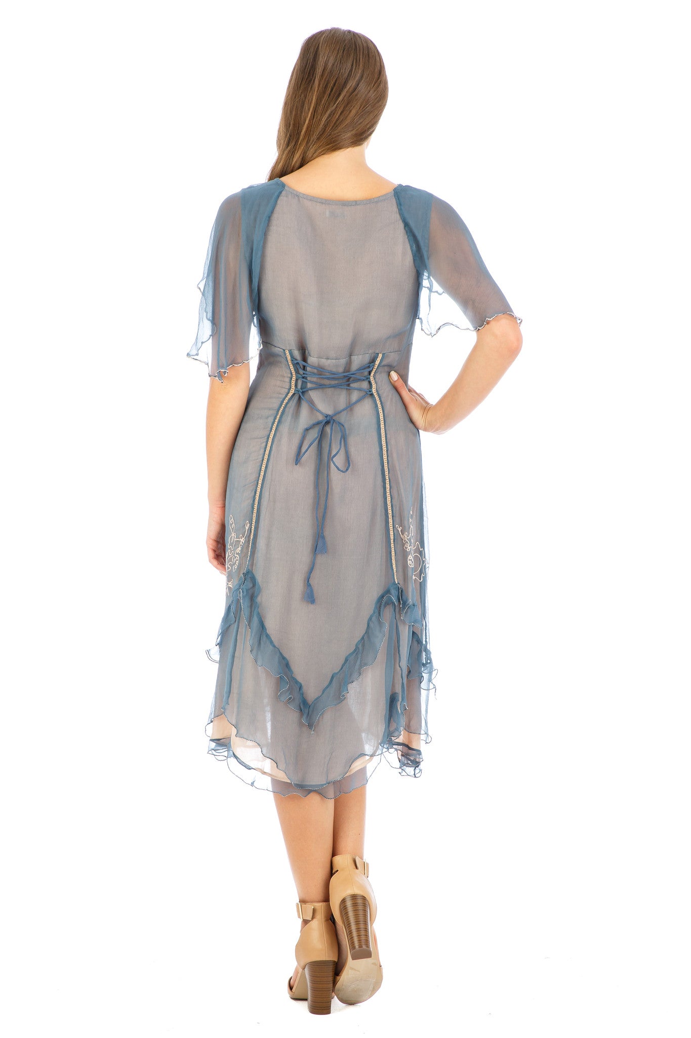 Nataya Jacqueline AL-241 Sapphire Dress - SOLD OUT