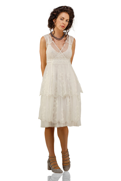 Nataya Emily AL-236 Ivory Dress