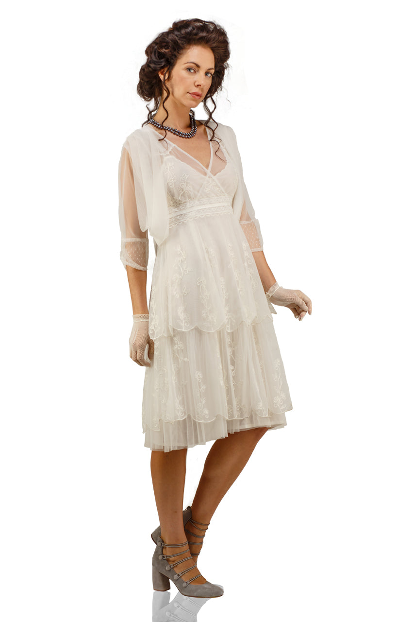 Nataya Emily AL-236 Ivory Dress