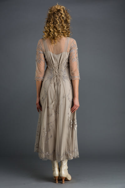 Nataya Elizabeth CL-2149 Silver/Grey Gown - SOLD OUT