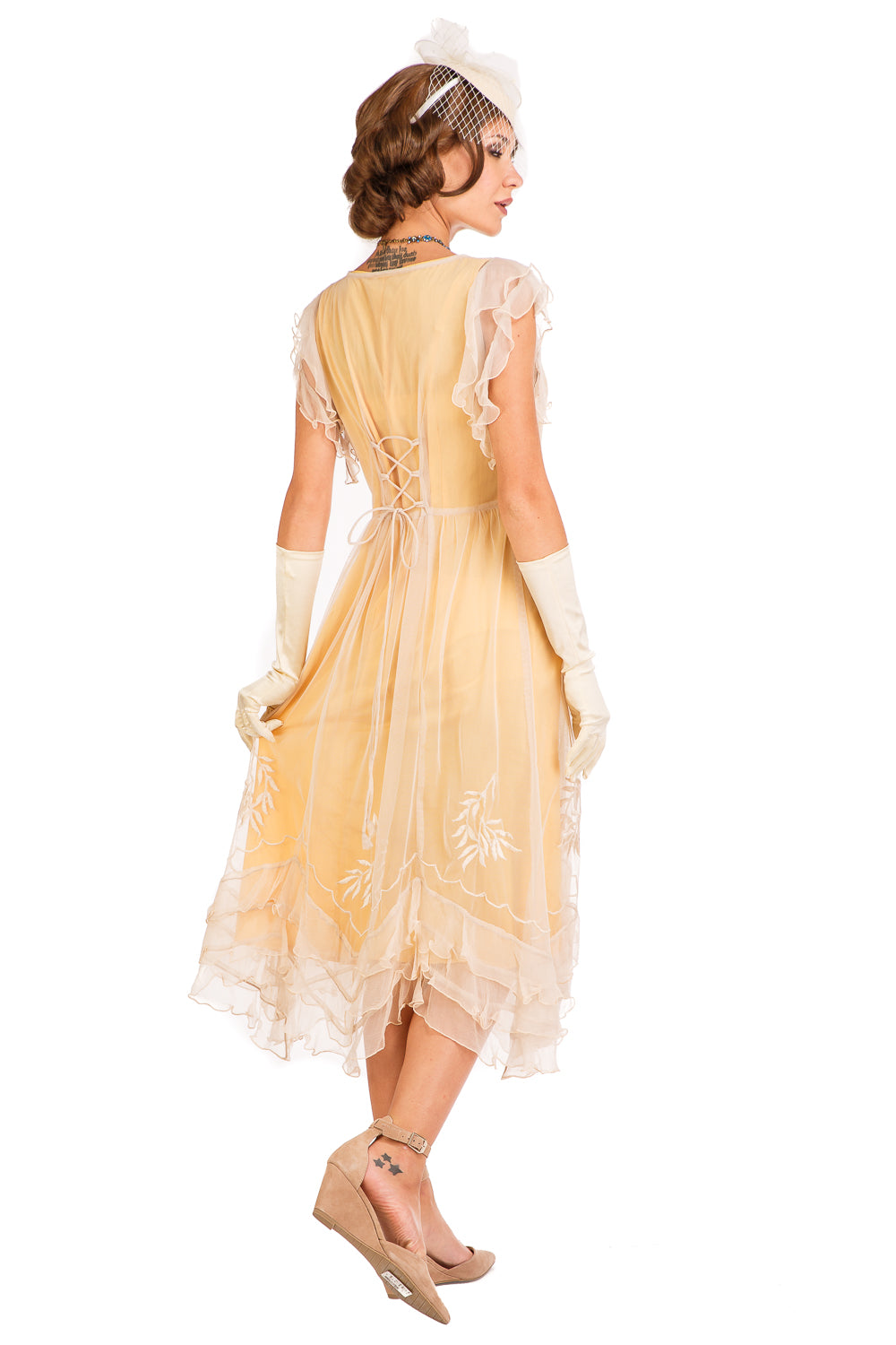 Nataya Olivia AL-284 Lemon Dress