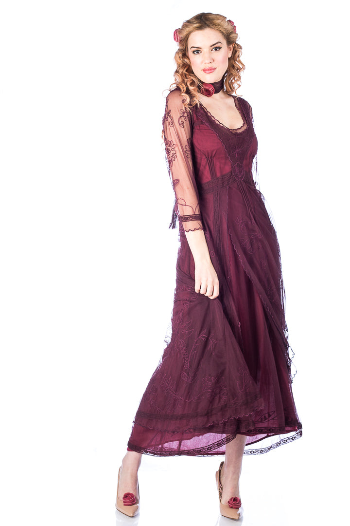 Nataya 40163 Downton Abbey Ruby Tea Party Gown