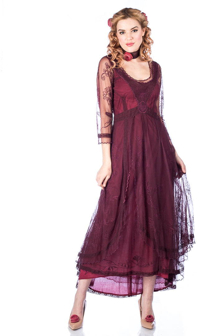 Nataya 40163 Downton Abbey Ruby Tea Party Gown