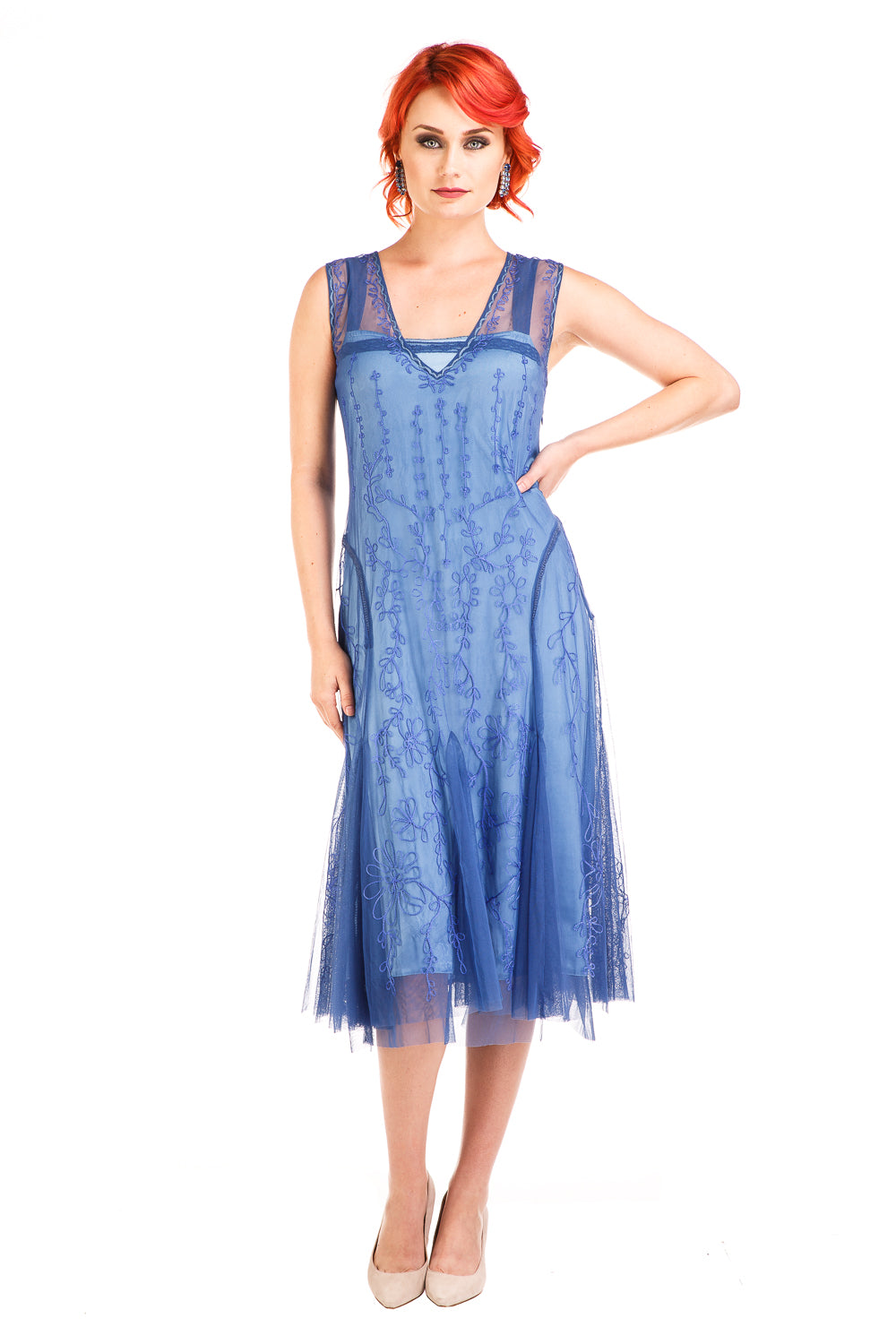 Nataya Jackie AL-281 Periwinkle Dress
