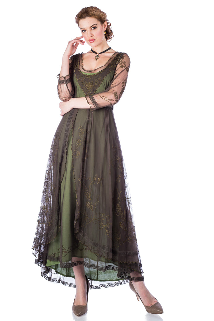 Nataya 40163 Downton Abbey Emerald Tea Party Gown