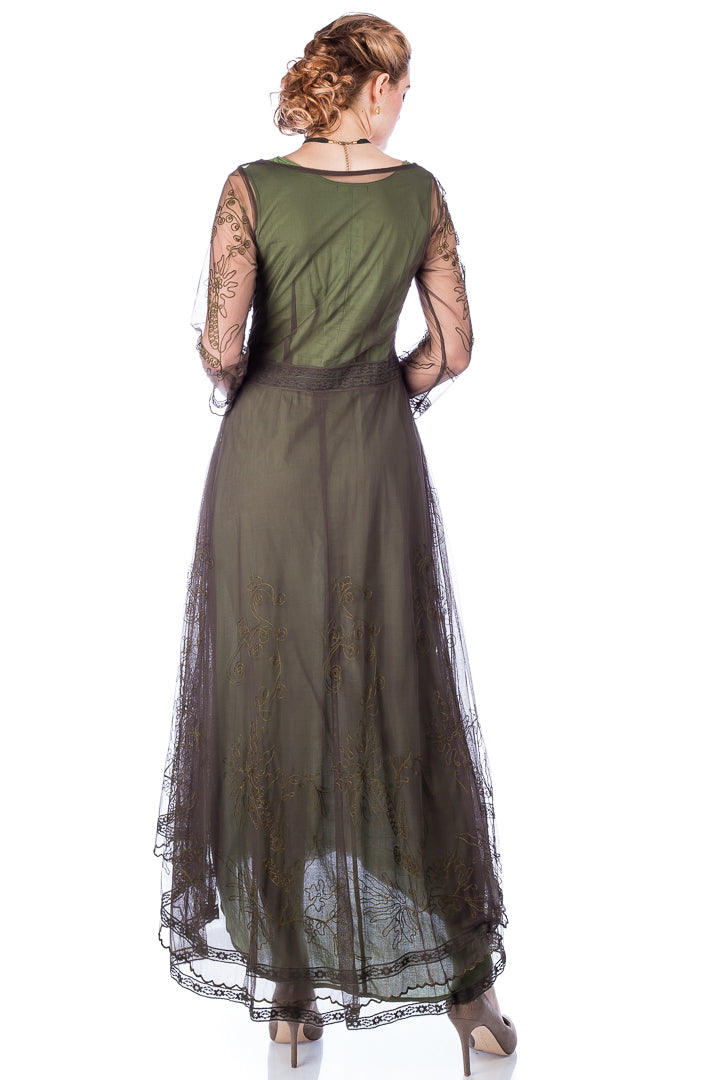 Nataya 40163 Downton Abbey Emerald Tea Party Gown