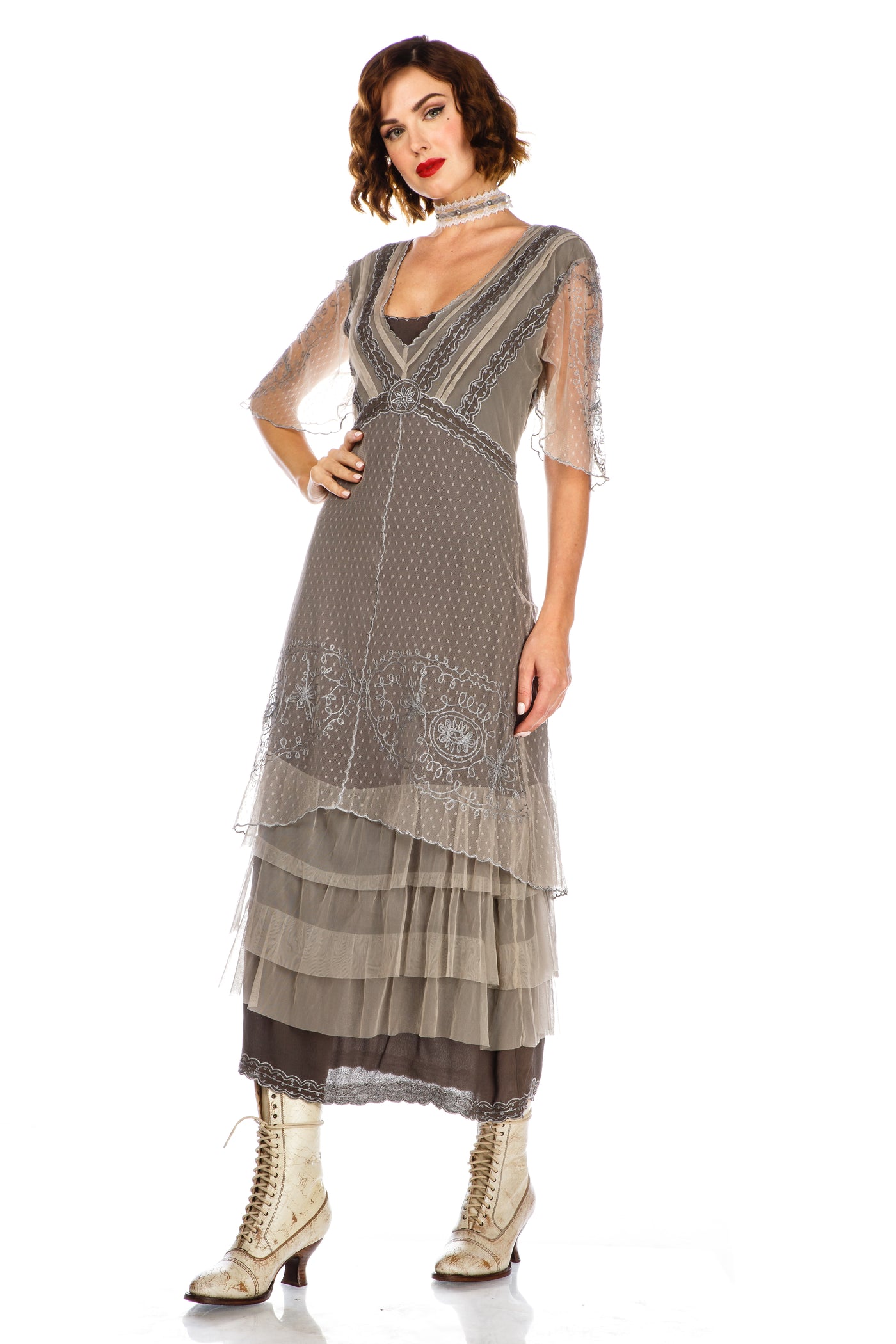 Nataya 40827 Golden Hour Dress in Slate