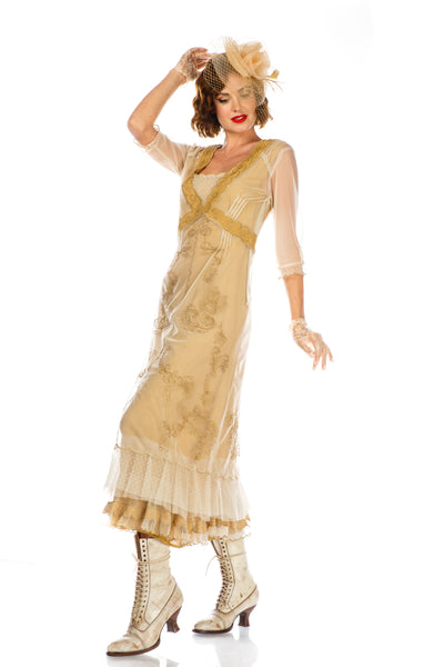 Nataya Onegin 40701 Gold Dress