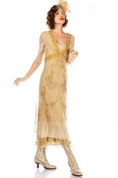 Nataya Onegin 40701 Gold Dress