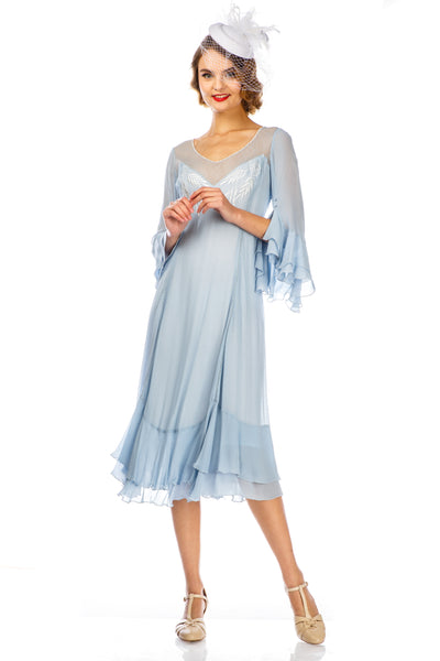 Vintage Inspired 40816 Sky Blue Dress by Nataya