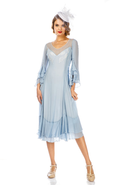 Vintage Inspired 40816 Sky Blue Dress by Nataya