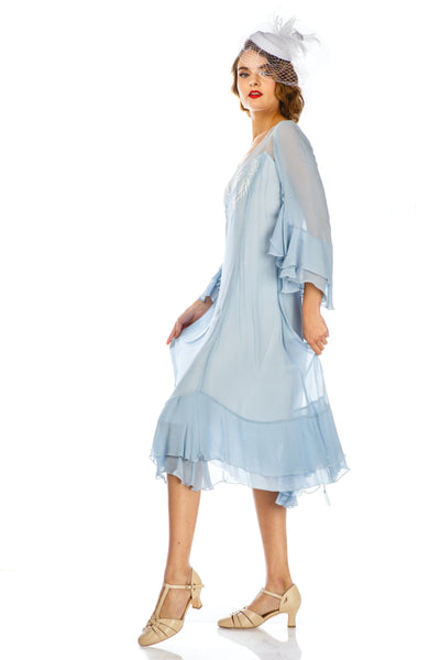 Vintage Inspired 40816 Sky Blue Dress by Nataya