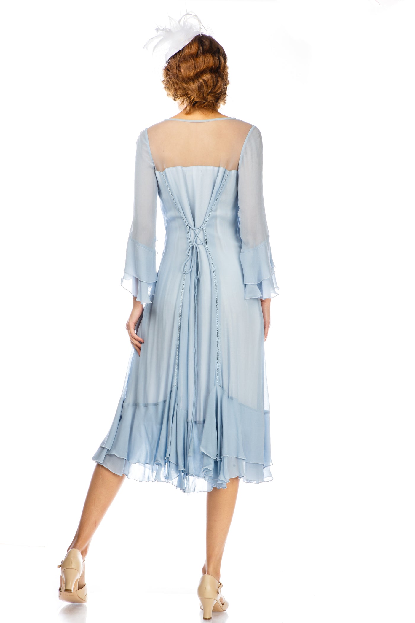 Vintage Inspired 40816 Sky Blue Dress by Nataya