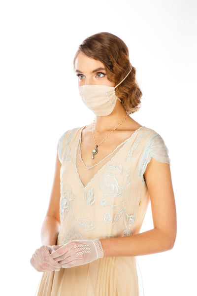 Breathable Dressy Face Mask in Nude Mint by Nataya