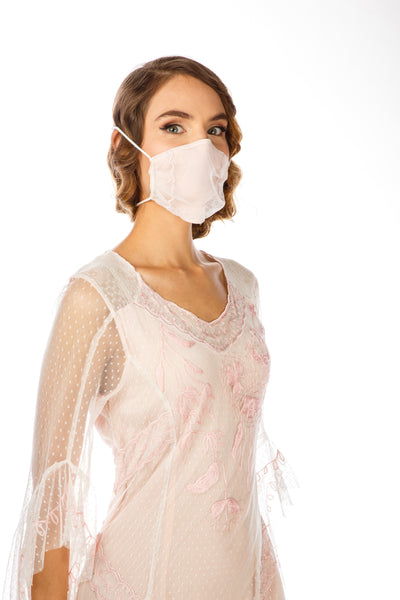 Breathable Dressy Face Mask in Ivory by Nataya