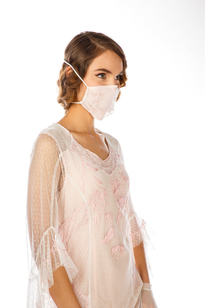 Breathable Dressy Face Mask in Ivory by Nataya