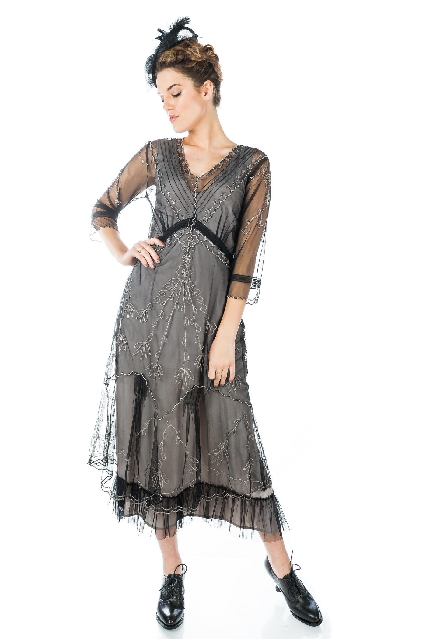 Nataya Sophia CL-509 Black/Silver Dress