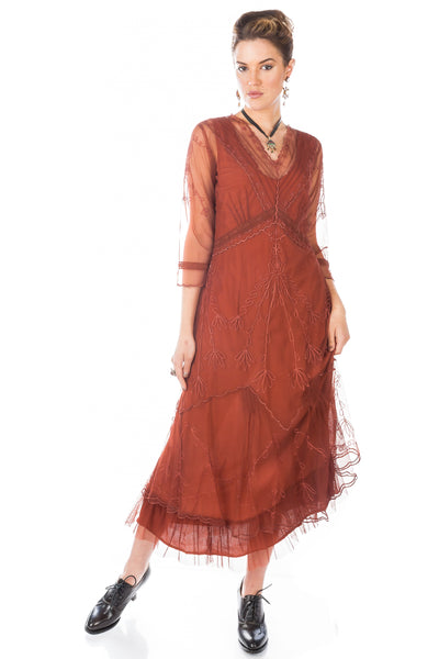 Nataya Sophia CL-509 Paprika Dress