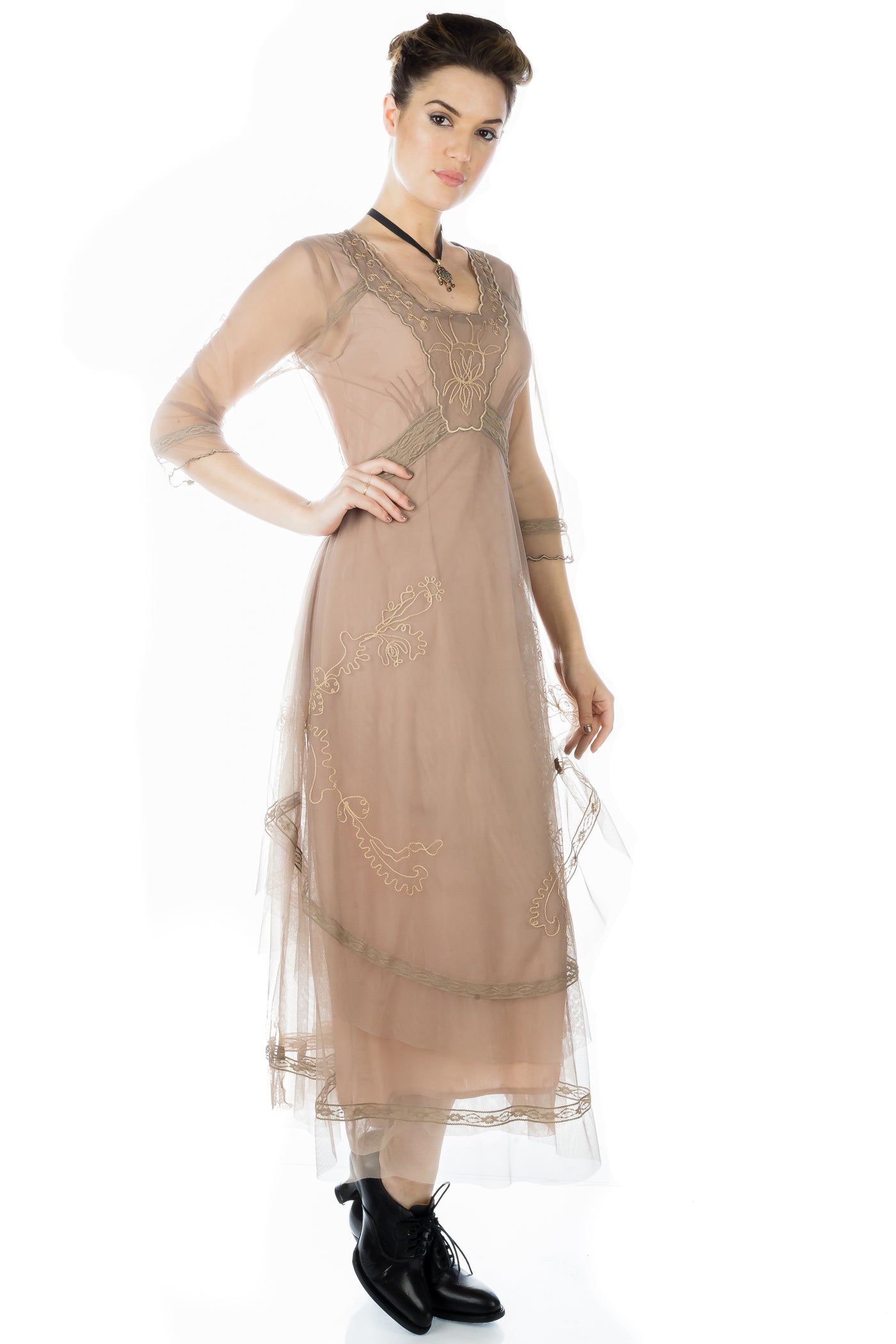Nataya  Samantha CL-163 Sand Dress