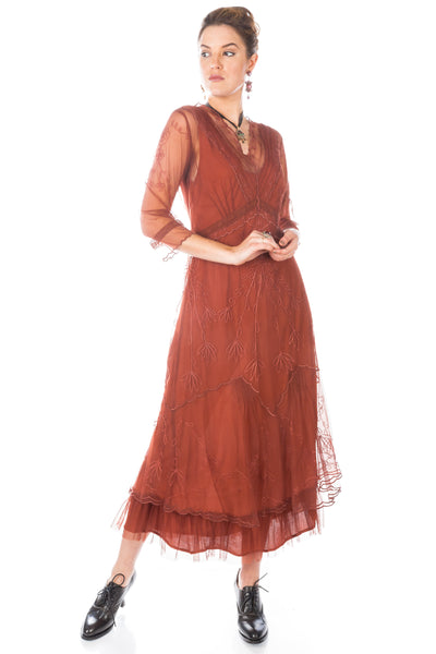 Nataya Sophia CL-509 Paprika Dress