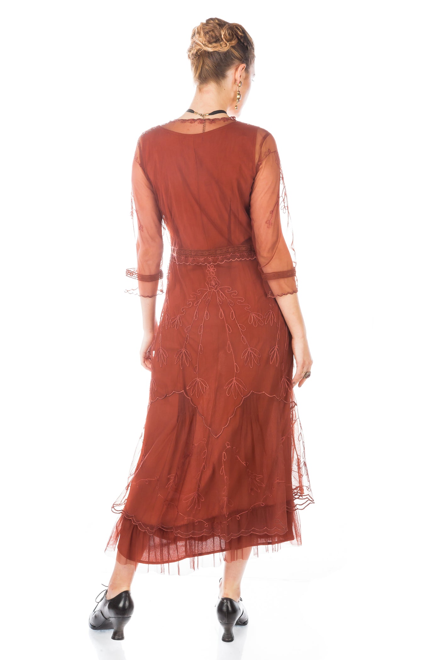 Nataya Sophia CL-509 Paprika Dress