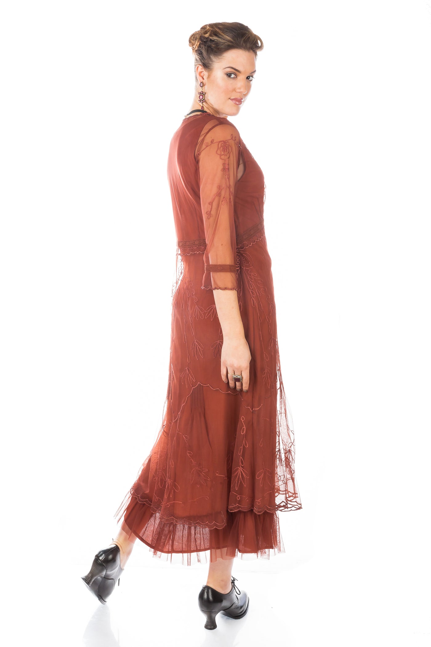 Nataya Sophia CL-509 Paprika Dress