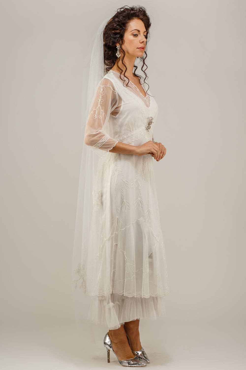 Nataya Sophia CL-509 Ivory Dress