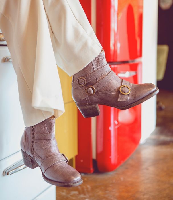 Bady Modern Victorian Boots in Alkaline Rustic by Oak Tree Farms