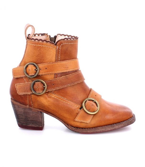 Bady Modern Victorian Boots in Rustic Almond by Oak Tree Farms