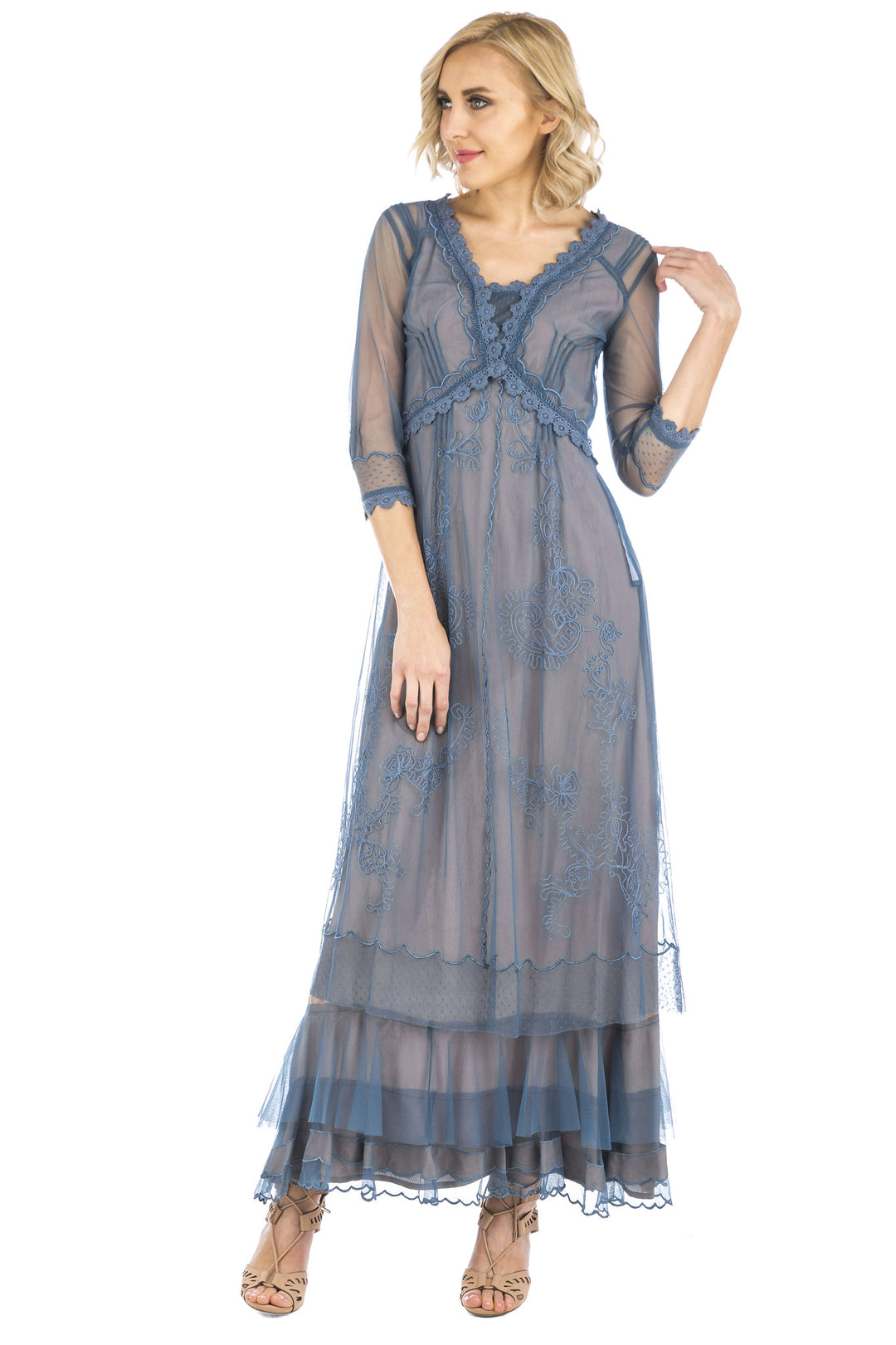 True Romance by Nataya Audrey CL-407 Azure Gown