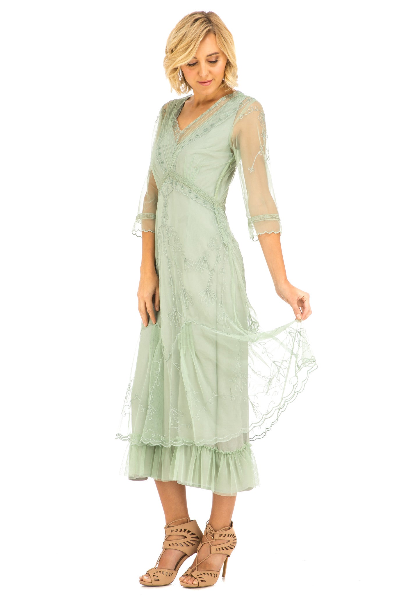 Nataya Sophia CL-509 Moss Dress