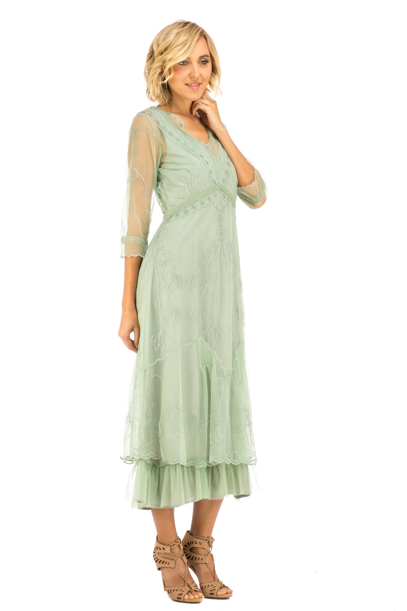 Nataya Sophia CL-509 Moss Dress