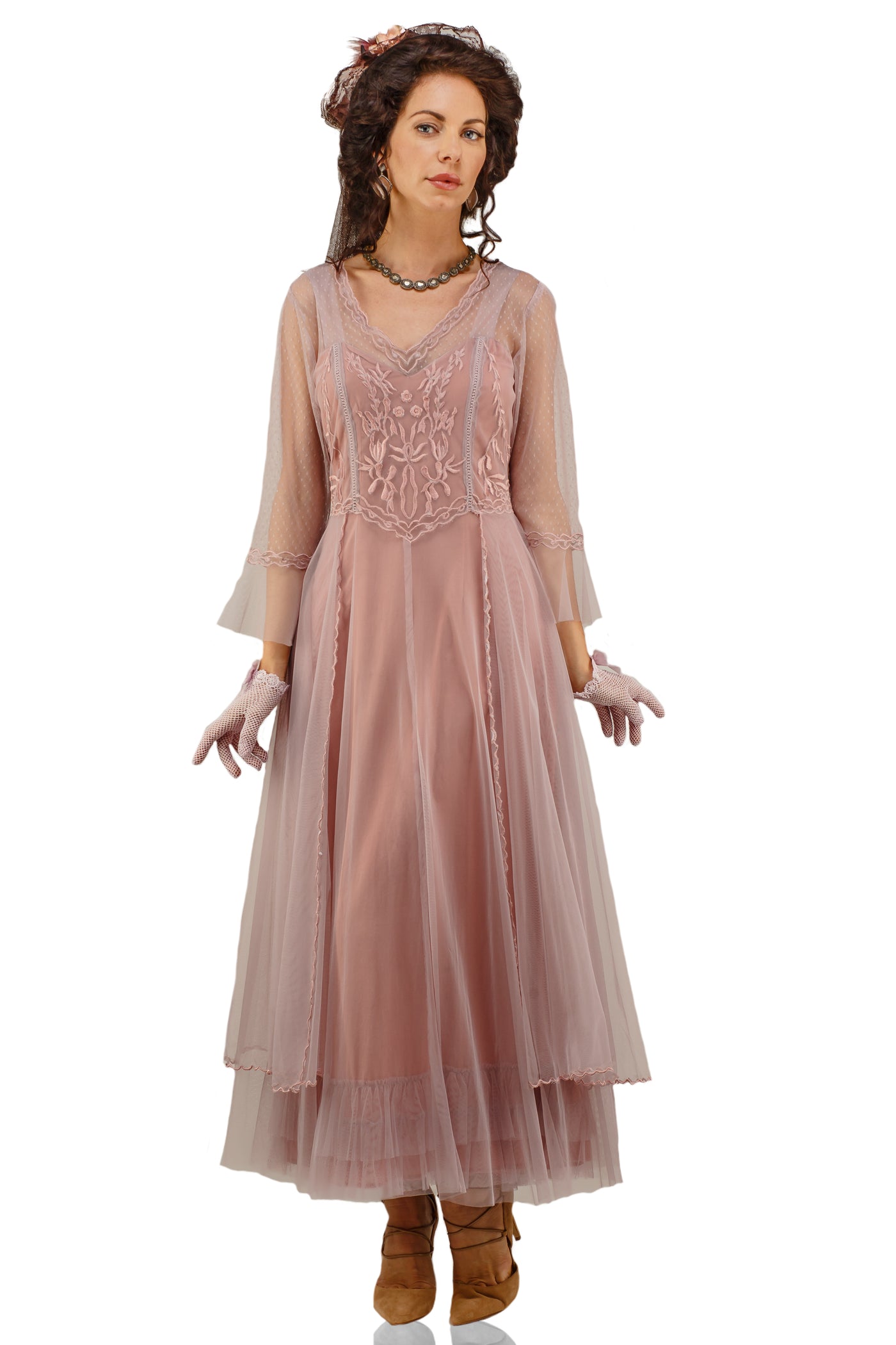 Nataya Vivian CL-075 Mauve Gown