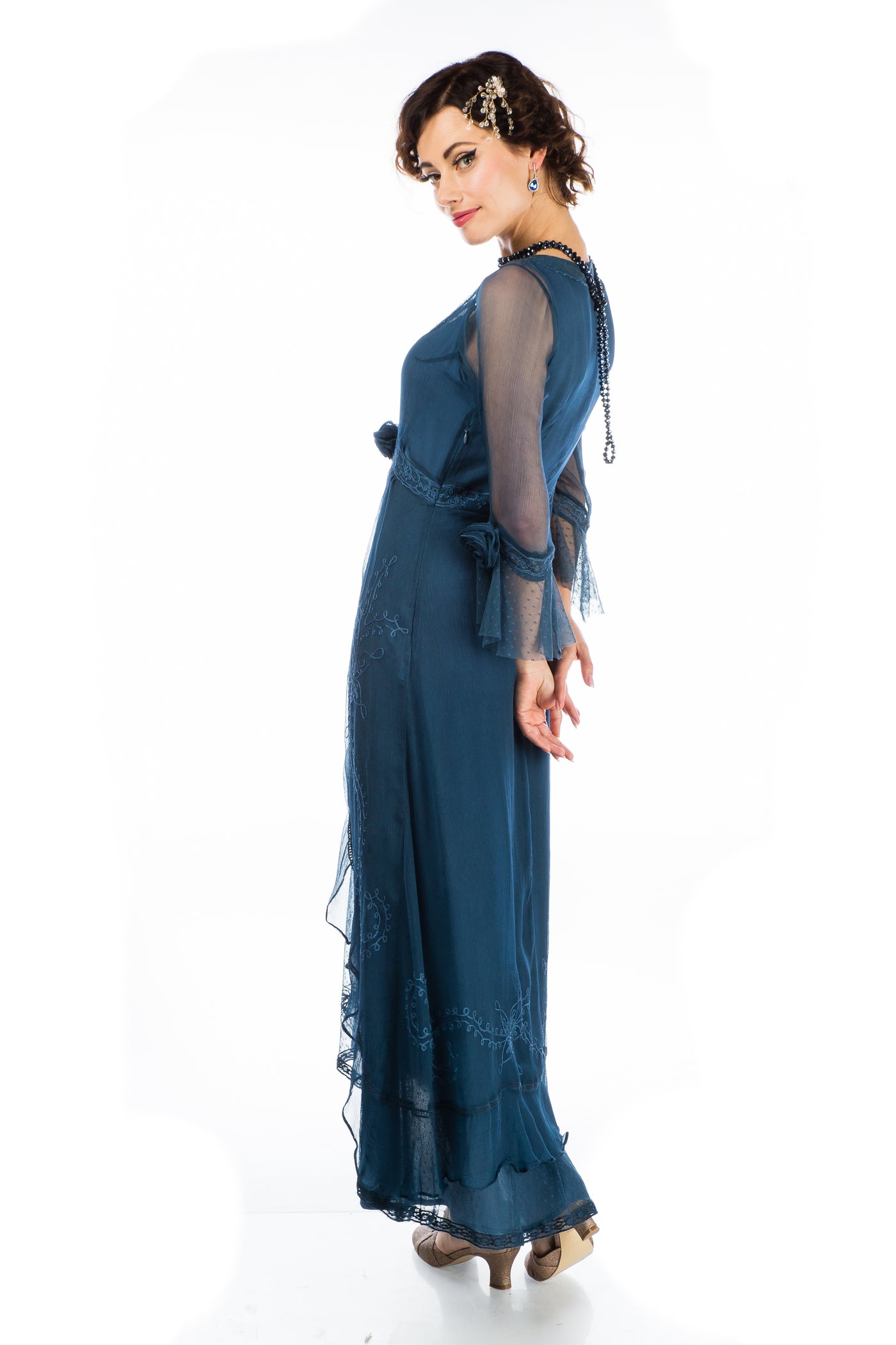 Dafna-Bridgerton-Inspired-Dress-in-Lapis-Blue-by-Nataya-side