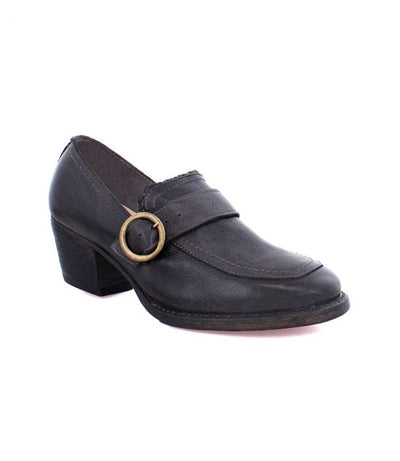 Dyba Vintage Style Loafers in Black by Oak Tree Farms