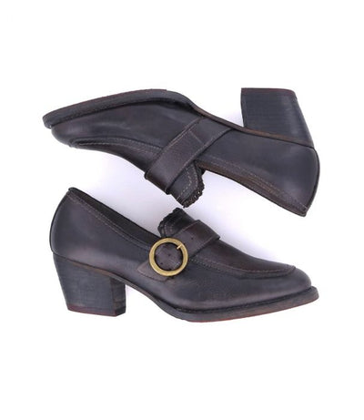 Dyba Vintage Style Loafers in Black by Oak Tree Farms
