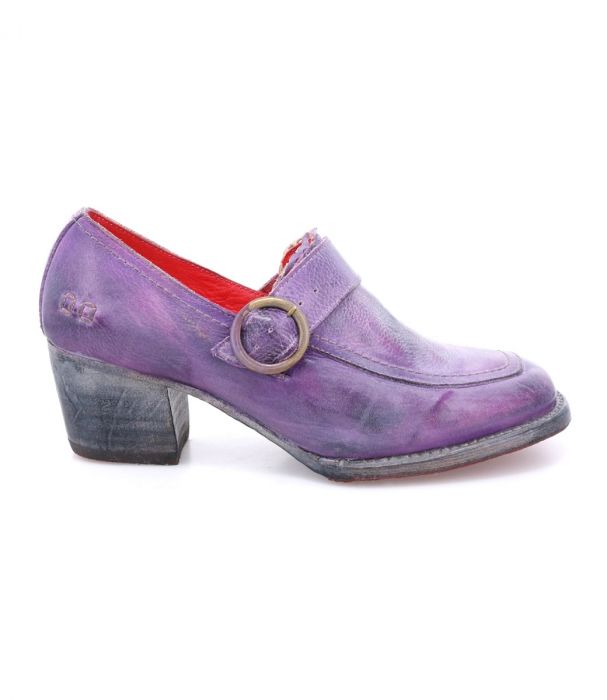 Dyba Vintage Style Loafers in Lavender by Oak Tree Farms