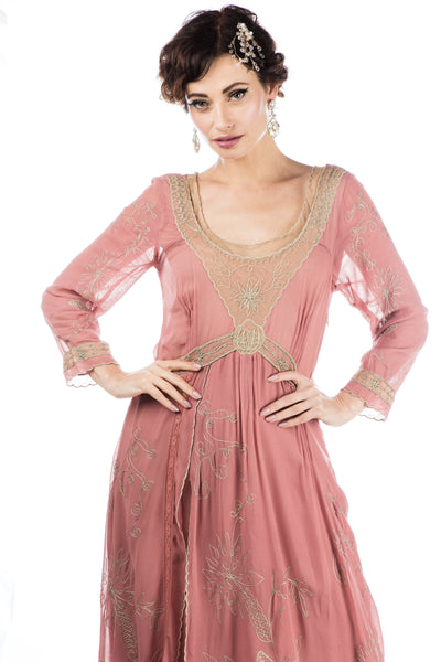     Edith-Downton-Abbey-Inspired-Dress-in-Pink-Beige-by-Nataya-3