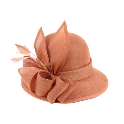 Flapper Bell Cloche in Coral