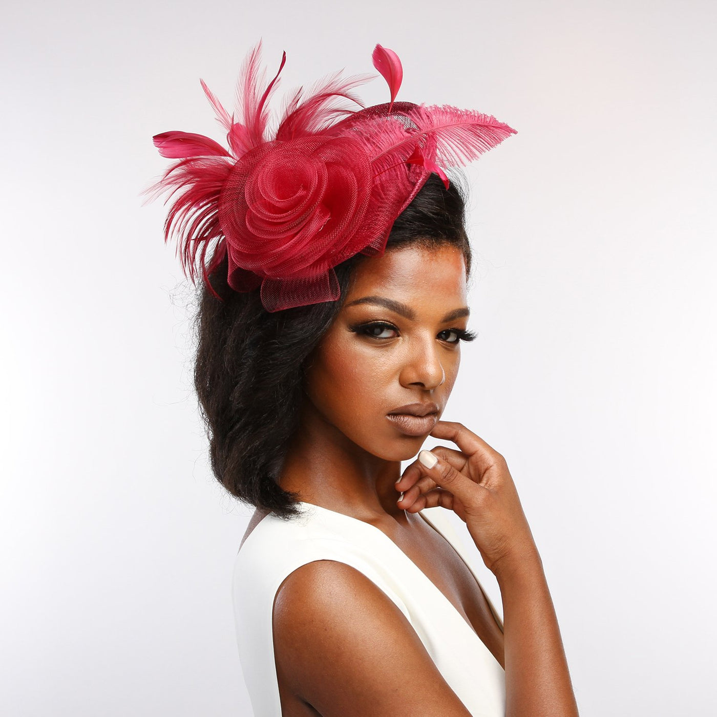 Twenties Fascinator in Red