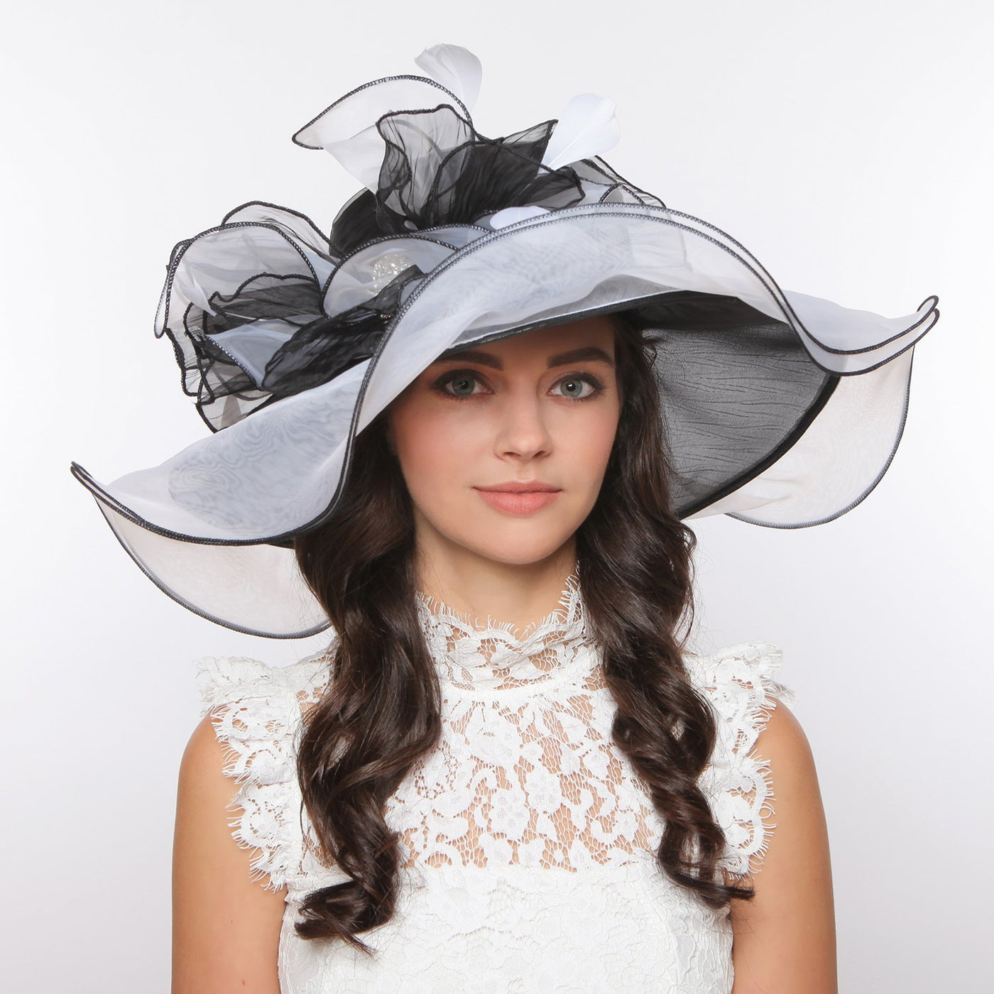 Edwardian Charm Hat in Black