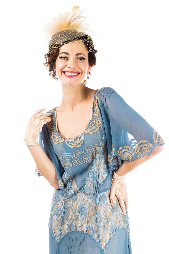 art nouveau evening dress House of Worth - Evening dress - French
