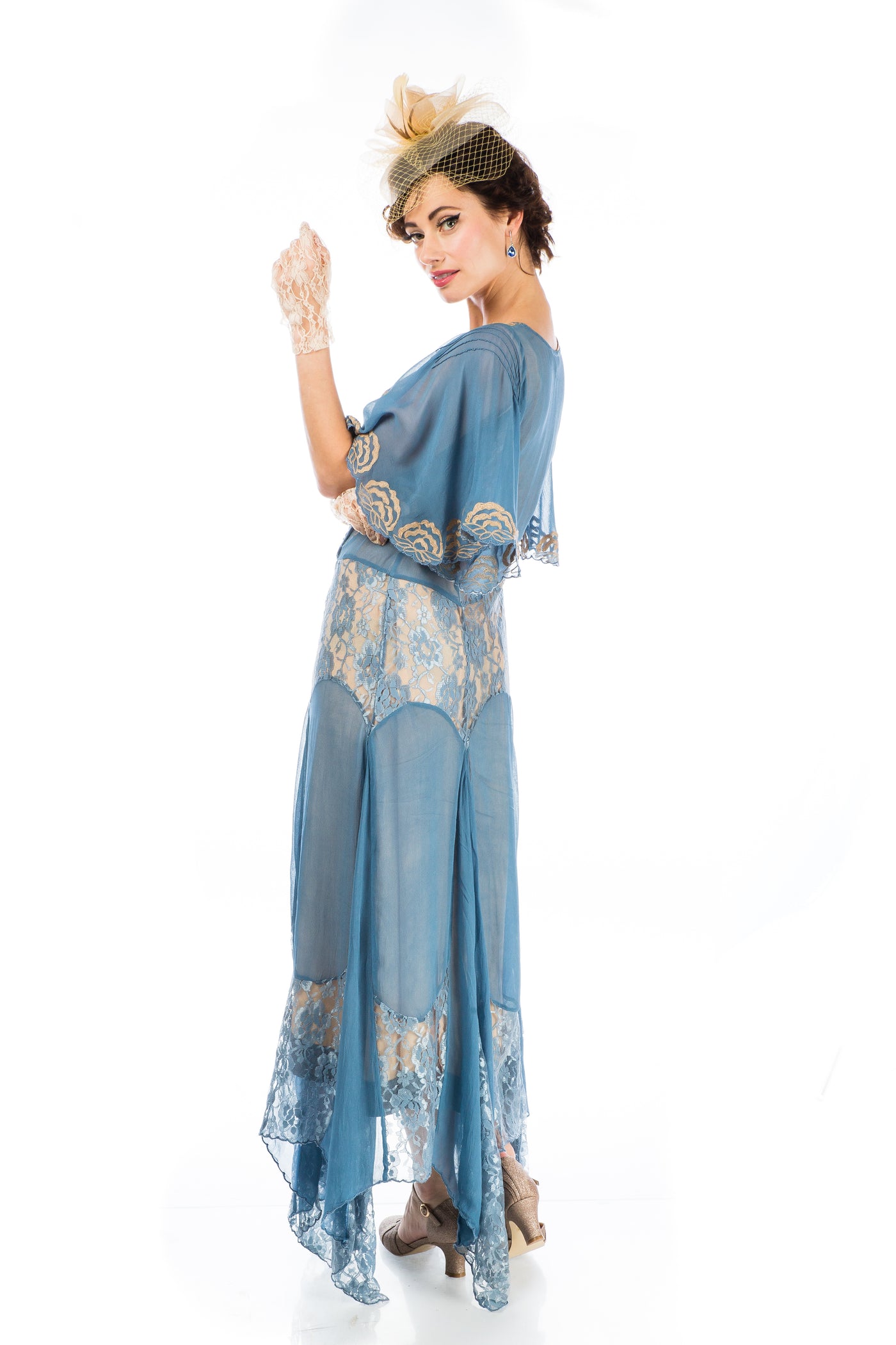 Irene-Art-Nouveau-Style-Dress-in-Blue-by-Nataya-side-1